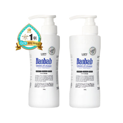Lopen Baobab Ceramide LPP Premium Treatment Original 500g 2pcs
