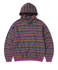 THISISNEVERTHAT THISISNEVERTHAT Wave Jacquard Hoodie Violet