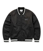 THISISNEVERTHAT THISISNEVERTHAT Faded Stadium Jacket Black