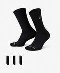NIKE Nike Jordan Everyday Crew Socks - Black