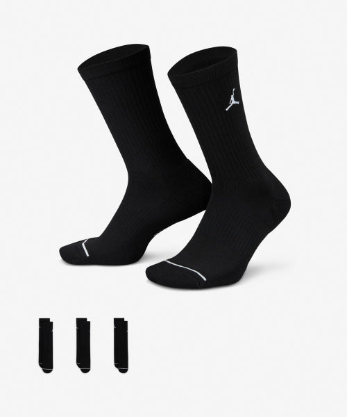 NIKE Nike Jordan Everyday Crew Socks - Black