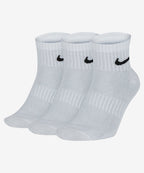 NIKE Nike Everyday Lightweight Training Ankle Socks - White