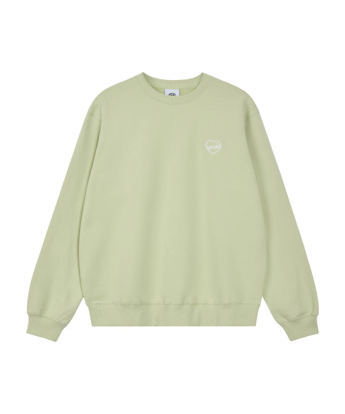 EMIS HEART SWEAT SHIRT-MELON