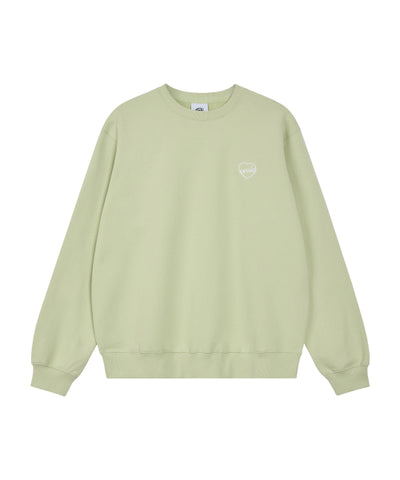 HEART SWEAT SHIRT-MELON
