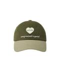 EMIS EMIS Heart Wappen Tone on Tone Ball Cap - Khaki
