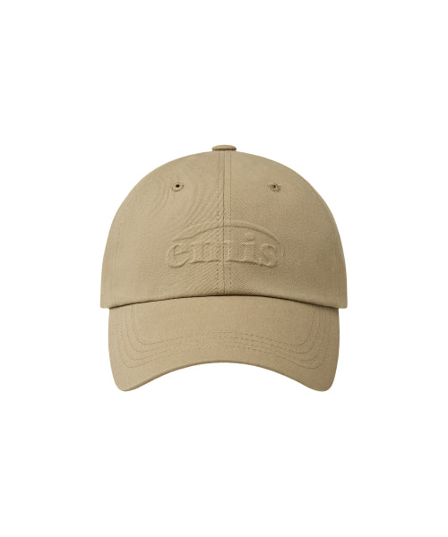 EMIS EMIS Embossing Logo Ball Cap - Beige