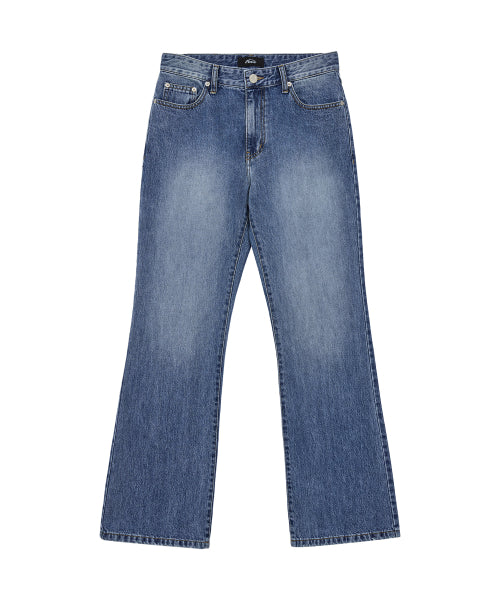 EMIS EMIS Rose Semi-Flare Jeans - Blue Denim