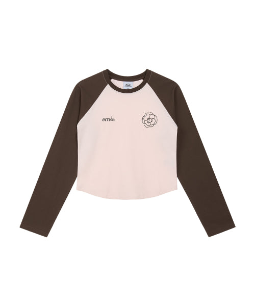 EMIS EMIS Rose Raglan T-Shirt-Pink
