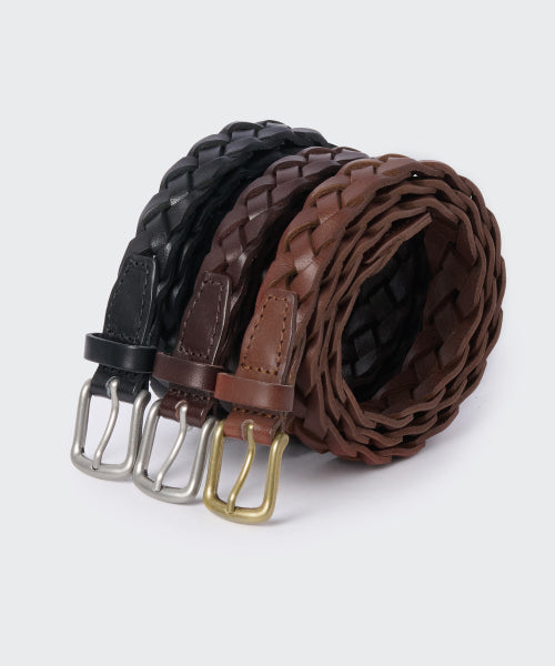 MUSINSA STANDARD WOMAN MUSINSA STANDARD WOMAN Women's leather bold weaving slim belt_20mm