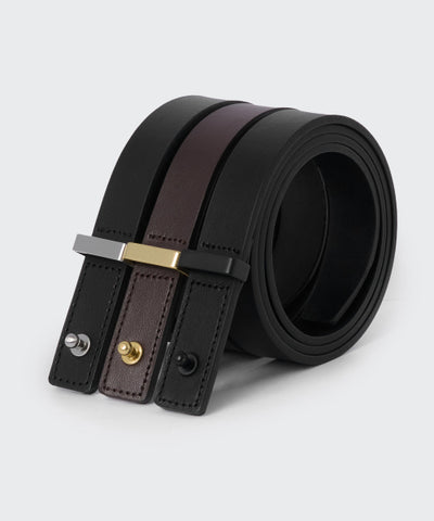 MUSINSA STANDARD WOMAN Women's Buckley's Leather Slim Belt 20mm
