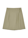 MATIN KIM MATIN KIM Bermuda Wrap Skirt Pants in Beige