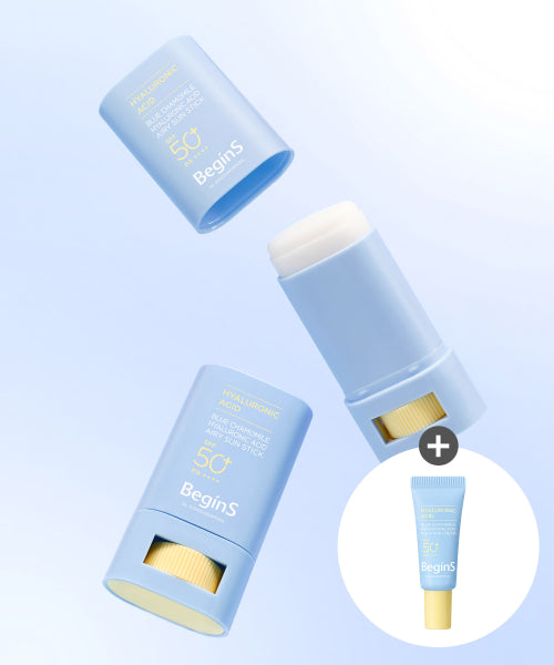 BEGINS BEGINS Blue Chamomile Hyaluronic Acid Airy Sun Stick SPF 50+