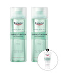 EUCERIN [2pack] Eucerin Dermopurifier Oil Control Toner 200ml x2 + Cleansing Foam 50g free
