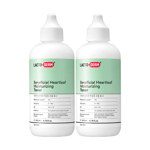 LACTODERM Houttuynia cordata moisture toner 200ml x 2