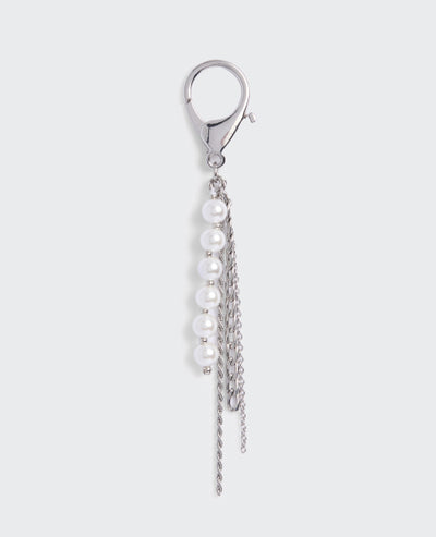 MUSINSA STANDARD WOMAN Women's Pearl Chain Charm Silver