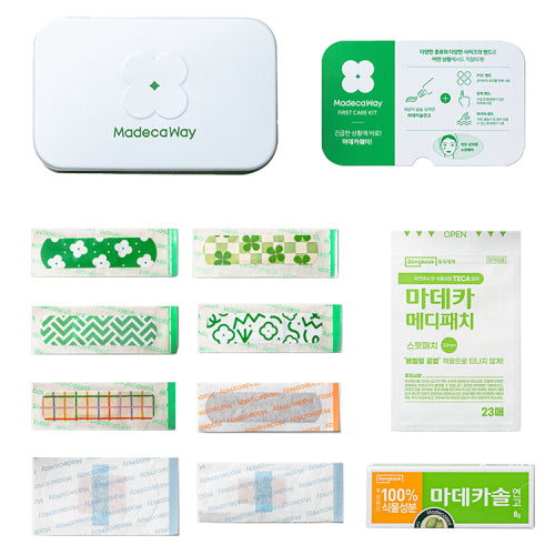 DONGKOOK PHARM Madeca Way Care Kit (medium size) (1 Madecassol ointment, 46 spot patches, 58 bands)