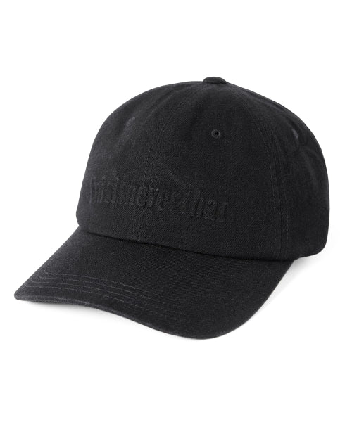 THISISNEVERTHAT THISISNEVERTHAT Onyx Embossed Denim Cap Black