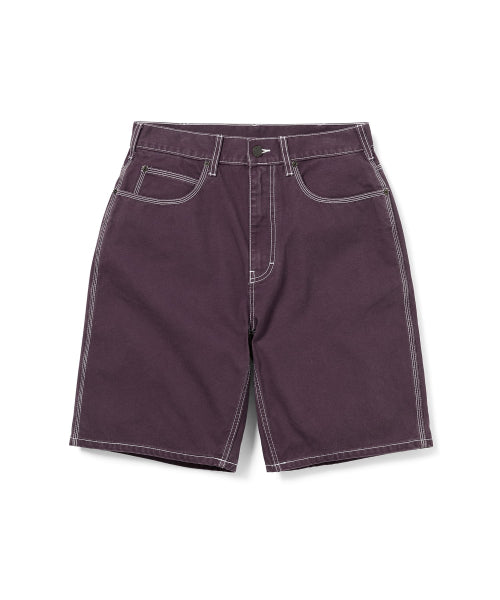 THISISNEVERTHAT THISISNEVERTHAT Contrast Stitch Short Purple