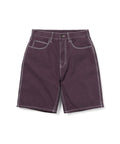 THISISNEVERTHAT THISISNEVERTHAT Contrast Stitch Short Purple