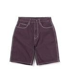 THISISNEVERTHAT THISISNEVERTHAT Contrast Stitch Short Purple