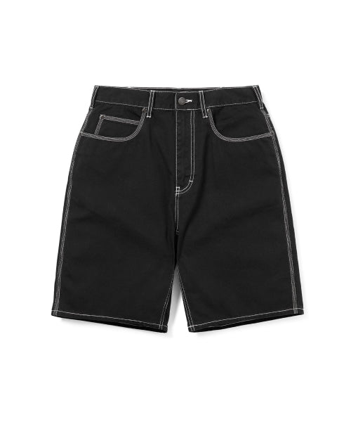 THISISNEVERTHAT THISISNEVERTHAT Contrast Stitch Short Black