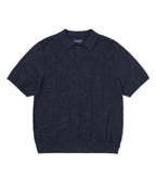 THISISNEVERTHAT THISISNEVERTHAT Stacked TNT S/S Knit Polo Navy