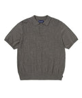 THISISNEVERTHAT THISISNEVERTHAT Stacked TNT S/S Knit Polo Grey