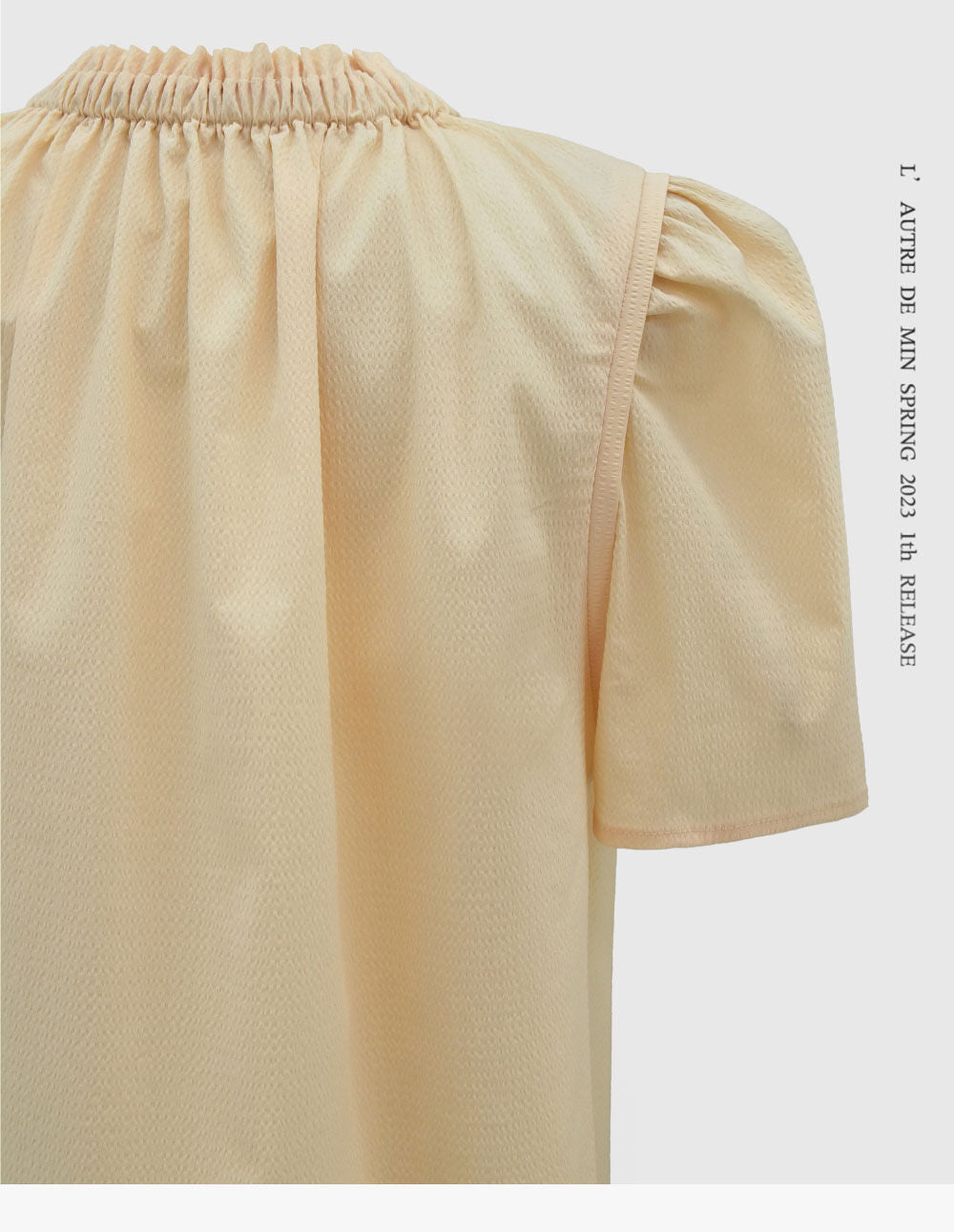 L'AUTRE DE MIN [Add color] Lautre Jane Puff Butter Blouse