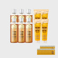 CRAZYSKIN 6 beer yeast shampoos + 4 hair packs / 18 samples provided