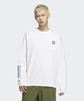 ADIDAS ADIDAS City Skate Long Sleeve Tee - White