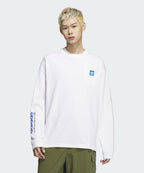 ADIDAS ADIDAS City Skate Long Sleeve Tee - White
