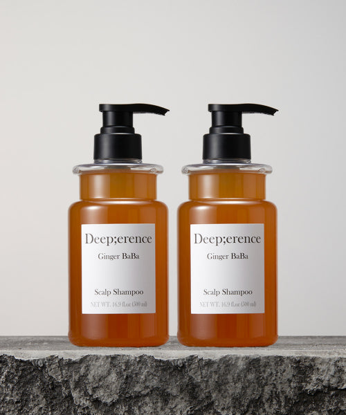 DEEPERENCE Ginger Baba Scalp Shampoo 500ml x 2