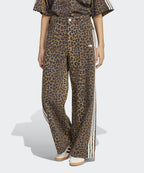 ADIDAS ADIDAS Denim Loose Pants - Leopard: Brown