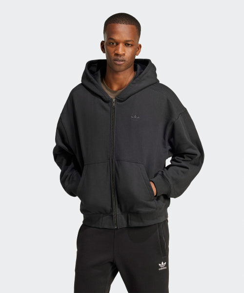 ADIDAS ADIDAS Premium Essentials Full Zip Hoodie - Black