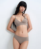 MUSINSA STANDARD WOMAN MUSINSA STANDARD WOMAN Women's Whole Garment Bralette Taupe