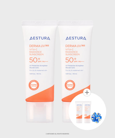 AESTURA Derma UV365 Vita C Radiant Moisture Sun Cream 40ml SPF 50+