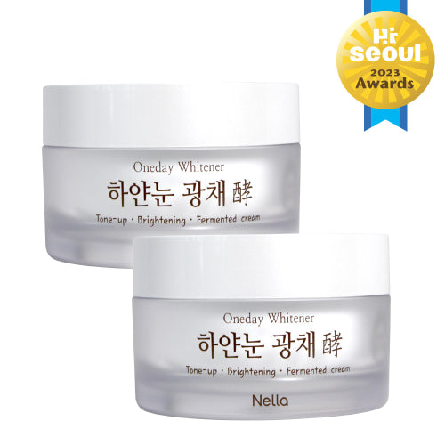 NELLA NELLA White Eye Glow Fermented Tone-up Cream 50g