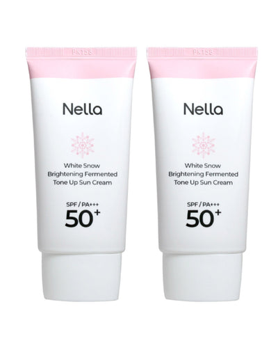 NELLA White Eye Glow Fermented Tone-Up Sun Cream SPF 50+