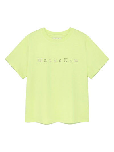 MATIN KIM T-Shirt Graphic Logo Top