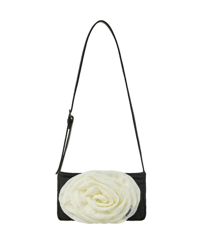 EMIS Corsage Flat Bag - Black/Ivory