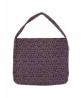 EMIS EMIS Leopard Corduroy Eco Bag - Reddish Brown/Purple