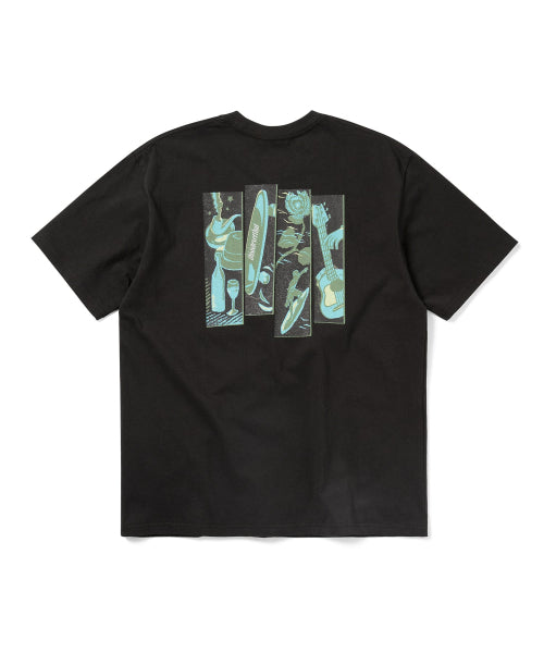 THISISNEVERTHAT THISISNEVERTHAT T-Shirt 4 Panels Tee Off Black