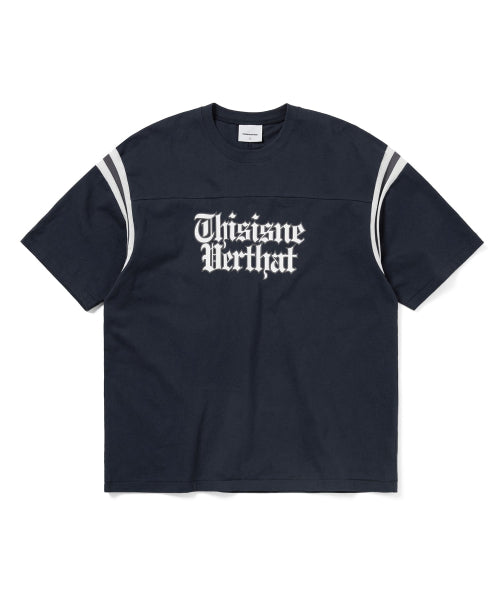 THISISNEVERTHAT THISISNEVERTHAT Football Tee Navy