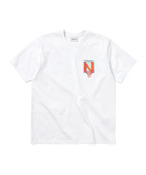 THISISNEVERTHAT THISISNEVERTHAT N Basketball Hoop Tee White