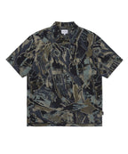 THISISNEVERTHAT THISISNEVERTHAT Jacquard Pattern Button Up Top Black