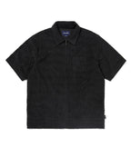 THISISNEVERTHAT THISISNEVERTHAT Terry S/S Zip Shirt Black