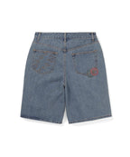THISISNEVERTHAT THISISNEVERTHAT GD Overlap Lightning Denim Short Washed Blue
