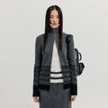 EENK EENK XCOO Cable Knit Zip Cardigan - Grey