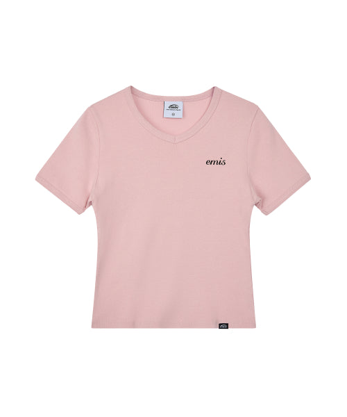 EMIS EMIS T-Shirt Ringer Pink