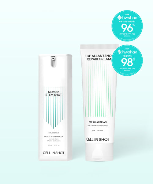 CELLINSHOT CELLINSHOT No-Mak Stem Shot + EGF Allanthenol Repair Cream